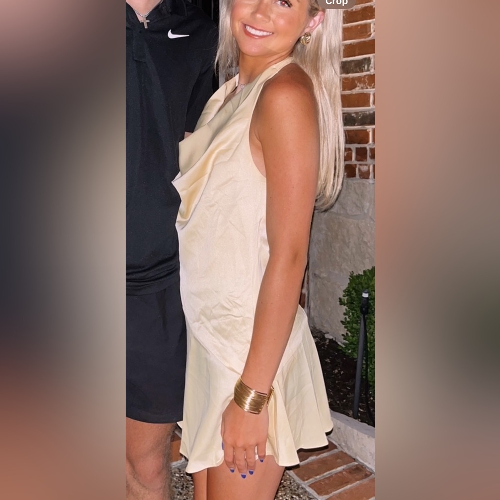 Yellow Mini Dress